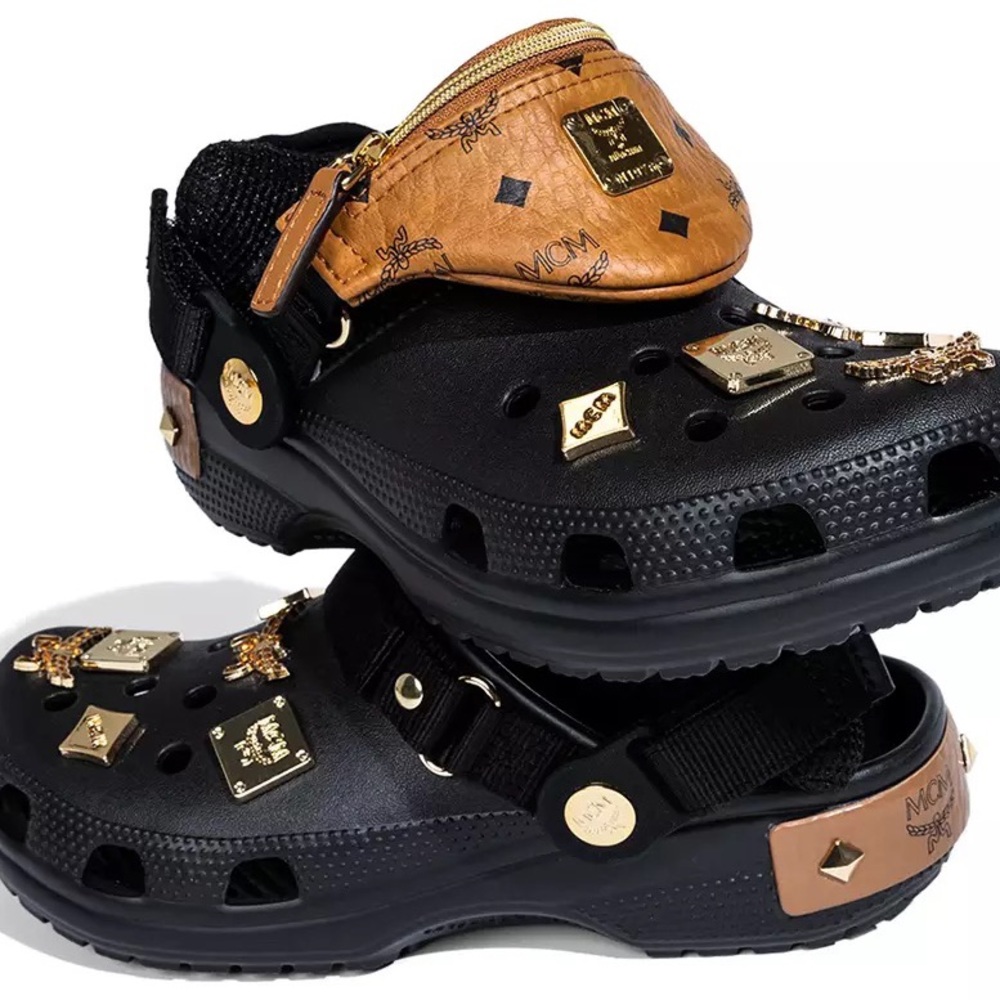 MCM Belt Bag Clog
EXCLUSIVE-SOLD OUT EVERYWHERE! 
MCM X CROCS